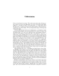 Utilitarianism