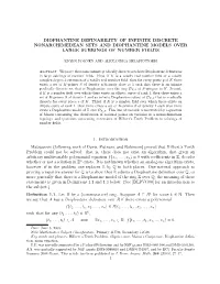 Diophantine Definability of Infinite Discrete Nonarchimedean Sets and Diophantine Models Over Large Subrings of Number Fields 1