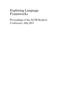 Exploring Language Frameworks
