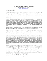 My Reflection on the 2 Forms of Holy Mass by Jesse Romero M.A.©2020