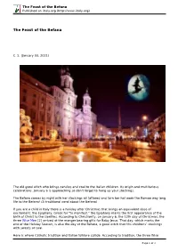 The Feast of the Befana Published on Iitaly.Org (