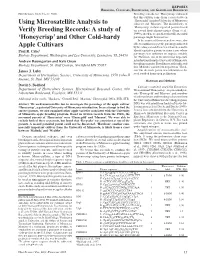 Using Microsatellite Analysis to Verify Breeding Records