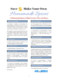 Homemade Spices to Help You Save Time and Money