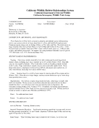 Life History Account for Common Loon