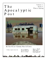 The Apocalyptic Post Table of Contents; for Both the Lazy and the Organized