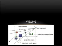 Viewing Outline