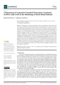 With CAD in the Modeling of Sheet Metal Patterns