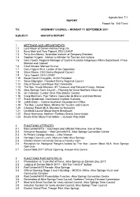 Agenda Item 7.1 REPORT Report No