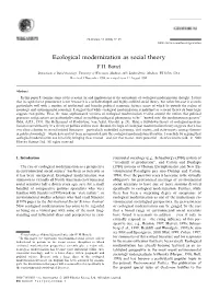 Ecological Modernization As Social Theory F.H