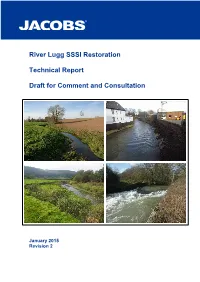 River Lugg SSSI Restoration Technical Report Draft for Comment and Consultation