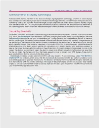 Technology Brief 6: Display Technologies