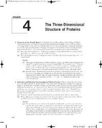 The Three-Dimensional Structure of Proteins S-45