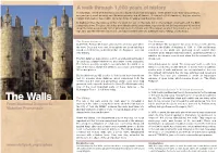 The Walls but on the Rampart Underneath and the Ditch Surrounding Them