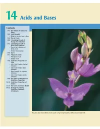 Zumdahl Chapter 14 Acids and Bases