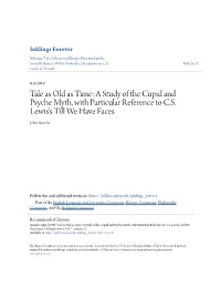A Study of the Cupid and Psyche Myth, with Particular Reference to C.S
