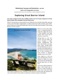Exploring Great Barrier Island