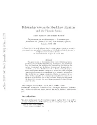 Relationship Between the Mandelbrot Algorithm and the Platonic Solids