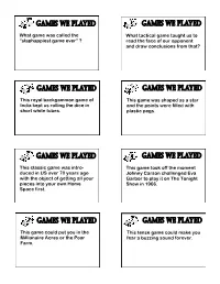 Slaphappiest Game Ever” ? Read the Face of Our Opponent and Draw Conclusions from That?