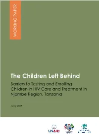 Children Left Behind Barriers to Testing And