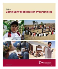 Community Mobilization Programming