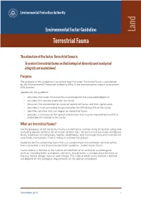 Environmental Factor Guideline Land