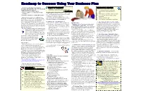 Roadmap to Success Using Your Business Plan