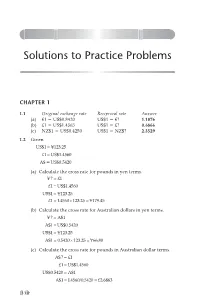 Solutions to Practice Problems