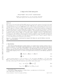 A High-Order Boris Integrator