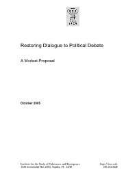 Buberian Dialogue