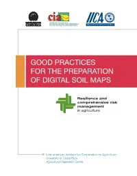 Good Practices for the Preparation of Digital Soil Maps