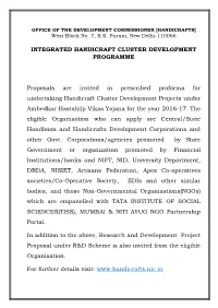 Integrated Handicraft Cluster Development Programme