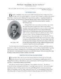 Mark Twain's Aurora Cabins