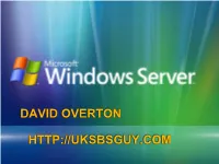 Microsoft Windows Server Codename
