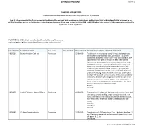 Report Weekly Lists Further Info Received and Validated Applications