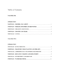 Table of Contents