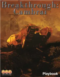 Breakthrough Cambrai Playbook
