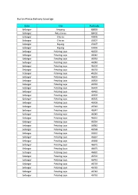 Durian Prince Delivery Coverage