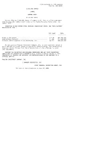 Filed Pursuant to Rule 424(B)4 File No