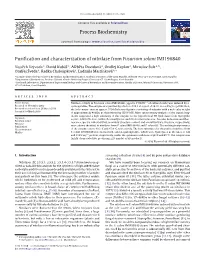 Purification and Characterization of Nitrilase from Fusarium Solani