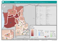Rate of Idps Per Host Community and WASH Response (Jan-July 2017) ! Water Sanitation Hygiene Sa'ada