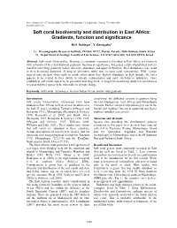 Soft Coral Biodiversity and Distribution in East Africa: Gradients, Function and Significance