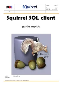Squirrel SQL Client