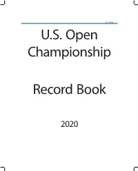 U.S. Open 1 U.S