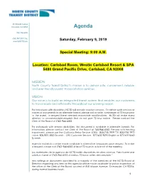 Board Agenda Packet 02/09/2019