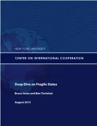 Deep Dive on Fragile States