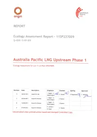 Ecology Assessment Report – 11SP237009 Report