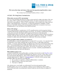 FDA Warns That Abuse and Misuse of the Nasal Decongestant Propylhexedrine Causes Serious Harm This Includes Heart and Mental Health Problems Or Death