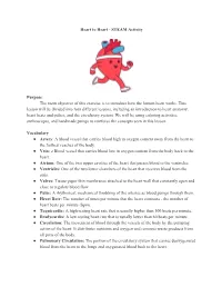 Heart to Heart - STEAM Activity