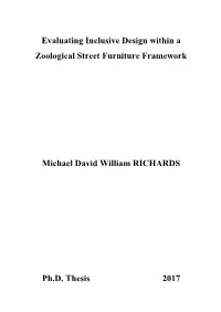 Inclusive Design and Zoological Gardens