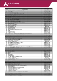 Merchant List for Online Shopping
